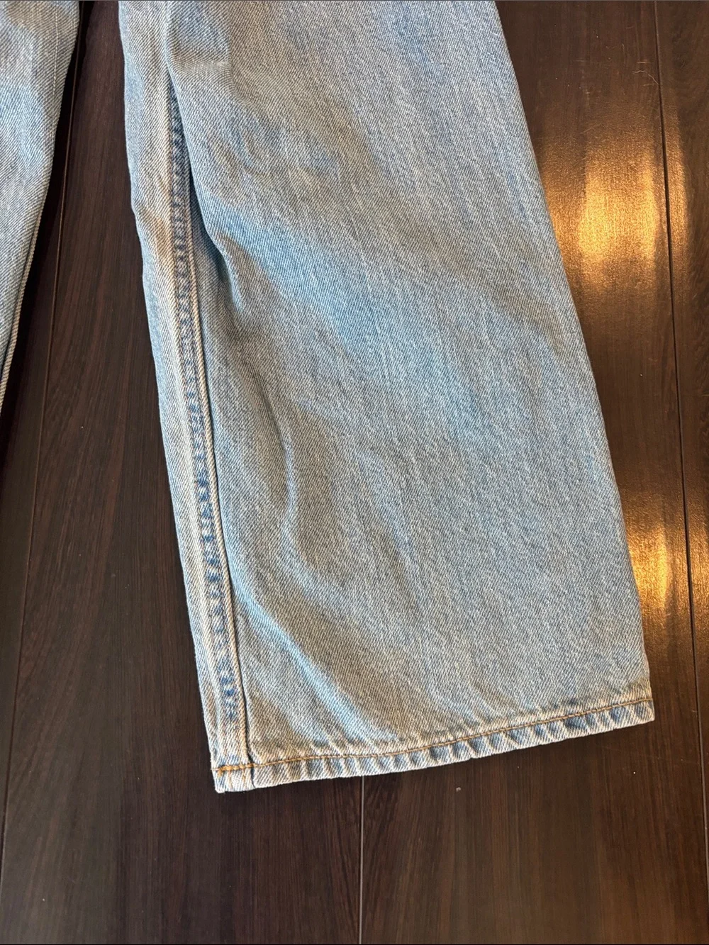 Old Navy Light Blue Super Baggy Adjustable Waist Boys Jeans Size 10